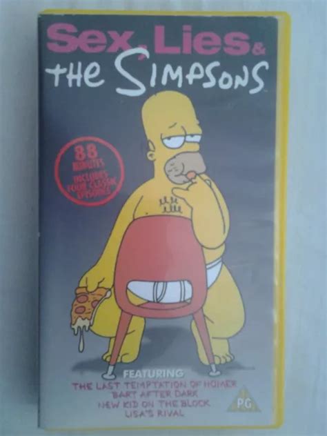 Th Century Fox Video The Simpsons Pal Uk Vhs Video Tape Sexiz Pix