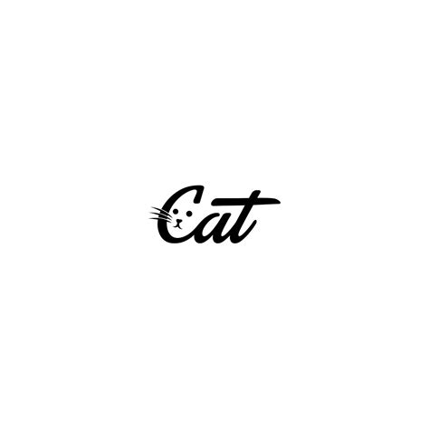 Cat logo design template . 22191636 Vector Art at Vecteezy