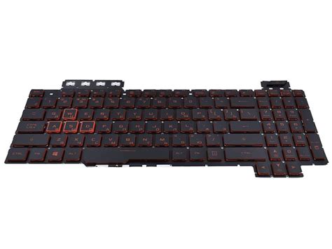 Клавиатура для Asus TUF Gaming FX505D ноутбука черная с подсветкой ...
