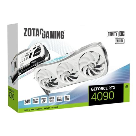 Видеокарта ZOTAC GeForce RTX 4090 24GB GDDR6X Trinity OC WHITE купить в ...