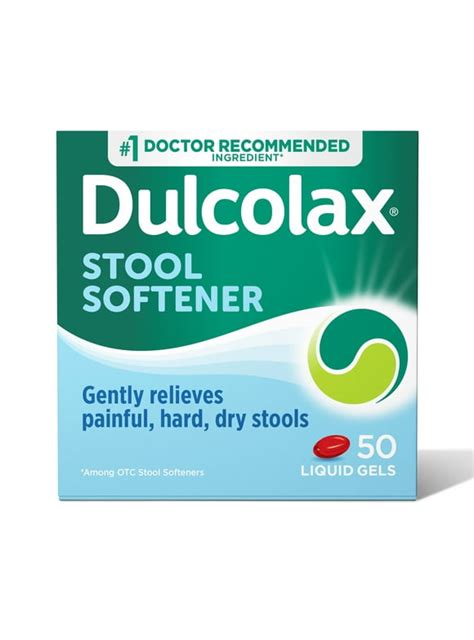 Stool Softeners In Laxatives