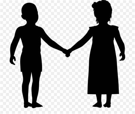 Free Girls Holding Hands Silhouette, Download Free Girls Holding Hands ...