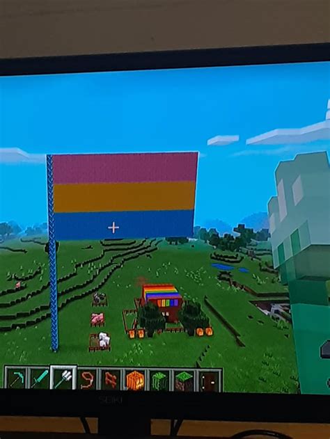 I Made A Pansexual Flag In Minecraft R Lgbt