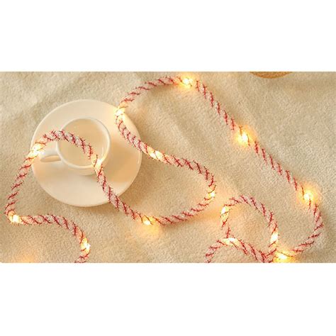 Светодиодная гирлянда "Рождественский канатик" 50 ламп, 5 метров ...