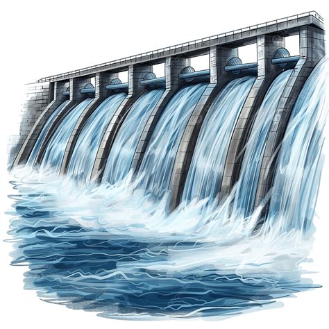 water dam illustration water dam reservoir png transparent image