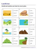 landforms worksheets worksheets library