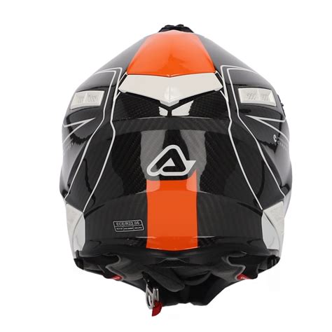Шлем Acerbis Steel Carbon, White/Orange, 2023: от 42 000