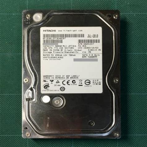 Hitachi HDS721050CLA362 Hitachi 3.5 500GB 7200RPM SATA min 20 - Hitachi ...