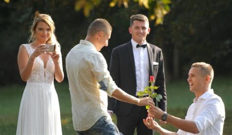 Gay Couple Stage Marriage Proposals In Poland To Positive Response Pinknews
