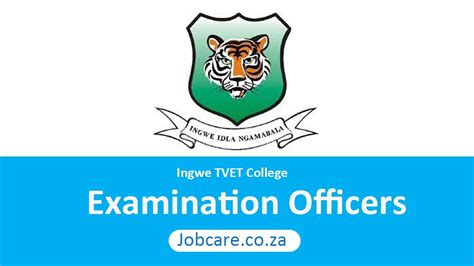 ingwe tvet college examination officers jobcare