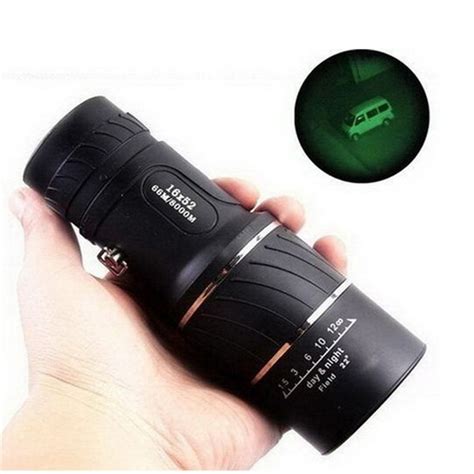 adjustable zoom monocular telescope camping hunting