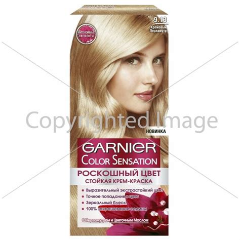Garnier Color Sensation Краска для волос 9.13 Кремовый перламутр 110мл ...