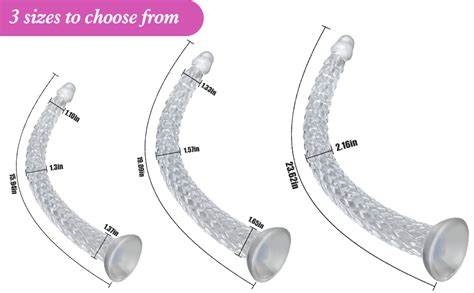 Amazon FST Adult Sex Toy Anus Sex Dilator Butt Plug Transparent