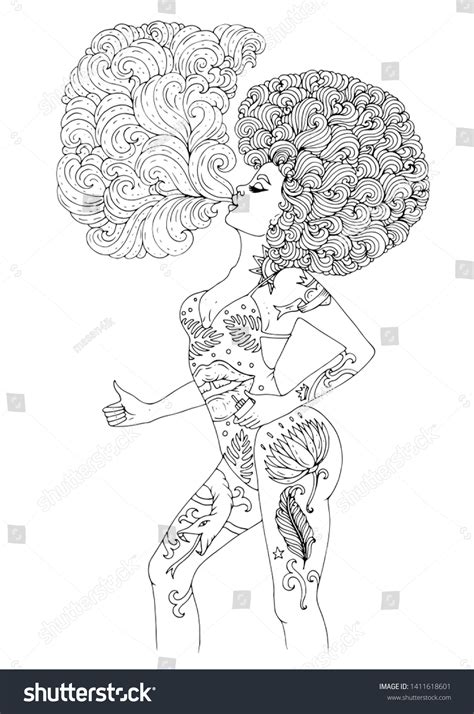 68 imágenes fotos de stock objetos en 3D y vectores sobre Naked girl coloring page Shutterstock