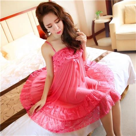 Sexy Lingerie Femme Sexy Nuisette Lingerie Robe De Nuit Pyjama Nuisette Rose Cdiscount Pr T