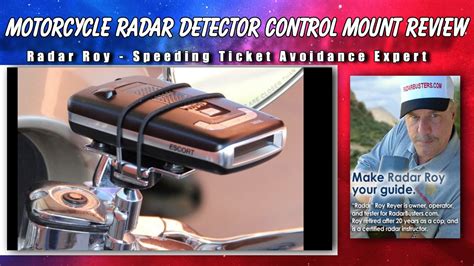 Motorcycle Radar Detector Control Mount Review Youtube