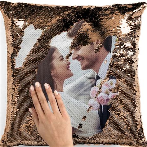 Pink Sequin Pillow Etsy