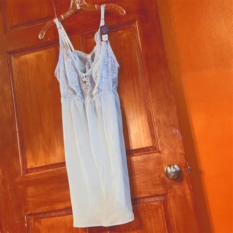 Cacique Intimates Sleepwear Nwt Powder Blue Babydoll Lingerie