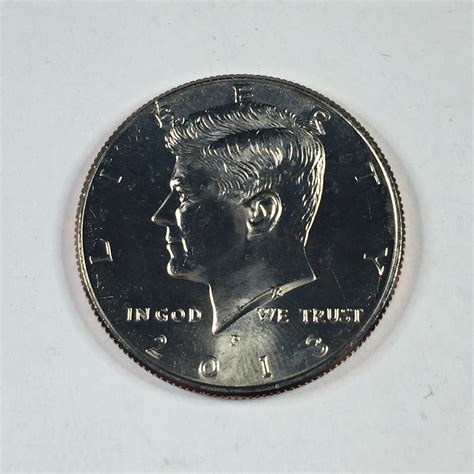 Colorized 2013-P Kennedy Half Dollar Commemorating Deep Impact*Man's