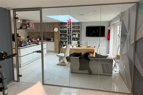 Glass Home Office In East London Gpuk Glass Partitioning Uk