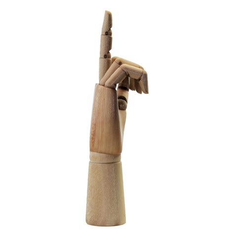 Figurine Fuck Wood Hand 3D Model CGTrader