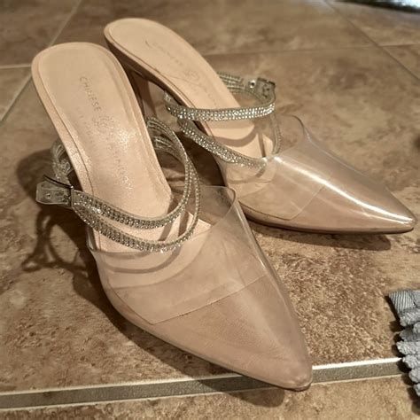 Chinese Laundry Shoes Chinese Laundry Clear Nude Heels Poshmark