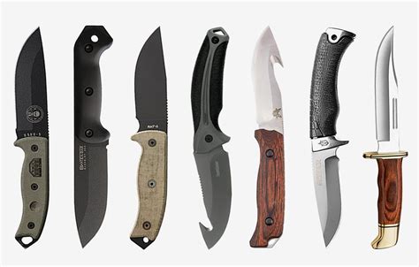 Types and Uses of Various Hunting and Survival Knives