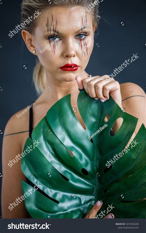 Beautiful Girl Sexy Blonde Swimsuit Posing Stock Photo 1619763238 Shutterstock