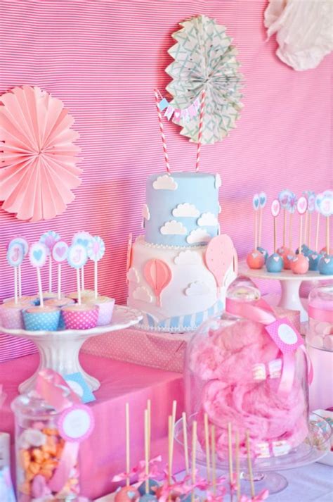 Vintage Hot Air Balloon Baby Shower Baby Shower Party Ideas Photo Of Catch My Party