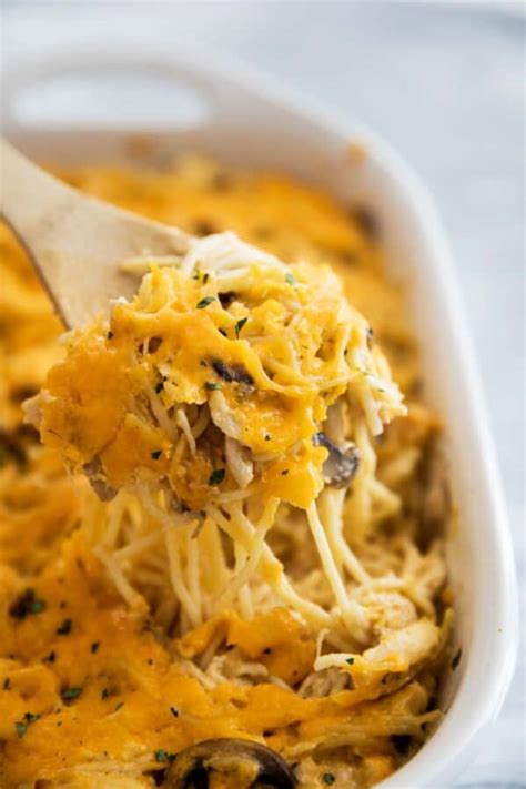 Cheesy Chicken Tetrazzini From Scratch Taste And Tell