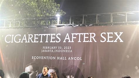 CIGARETTES AFTER SEX LIVE JAKARTA 3 Feb 2023 SUNSETZ YouTube
