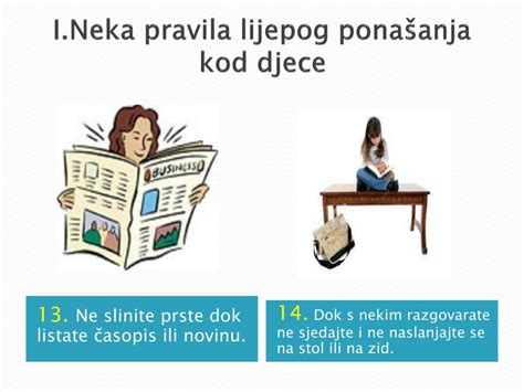 PPT I Neka pravila lijepog ponašanja djece PowerPoint Presentation