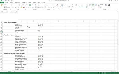 Free Analyze Your Survey Results In Excel Checkmarket Excel Survey Data