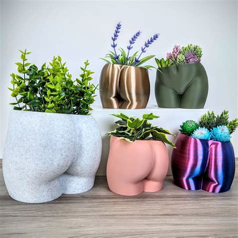 Butt Planter Booty Pot Woman Body Planters Nude Cheeky Plant Pot