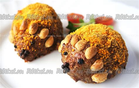 Котлеты в форме ёжиков: 11 фото в рецепте