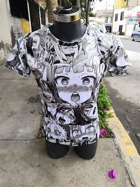 Playera Ahegao Face Anime Manga Hentai Ecchi Otaku AnahuacExpress