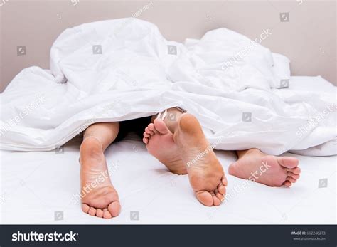 Lovers Having Sex Under Blanket Stock Photo Edit Now Shutterstock