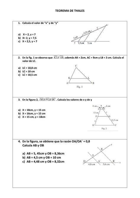 Exercicios Teoremas De Tales - 7