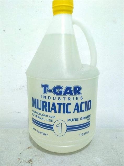 Muriatic Acid Furniture And Home Living Cleaning And Homecare Supplies