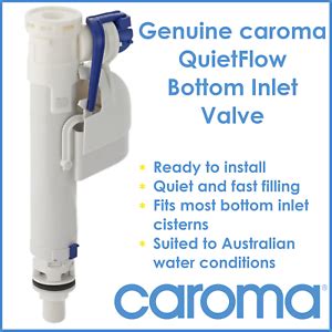 Genuine Caroma Quiet Flow Inlet Toilet Cistern Valve Replace