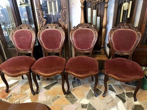 4 стола-Барок – Автентични Мебели от Холандия