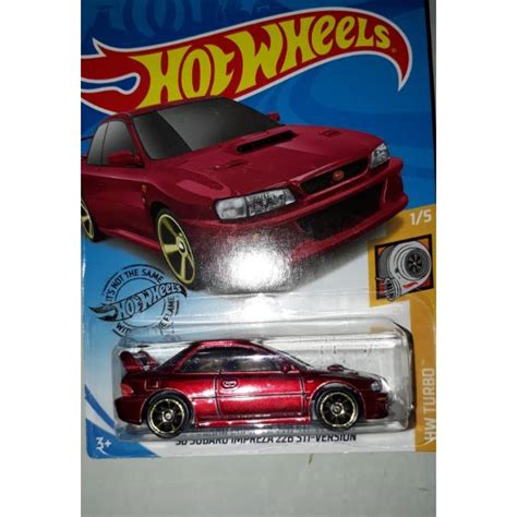 Jual Hot Wheels Subaru Impreza B Sti Version Merah Shopee Indonesia