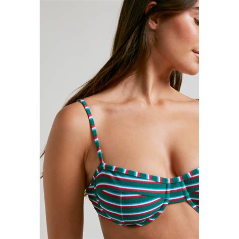 Coyote Balconette Bikini Green Robin Collection Robin Collection