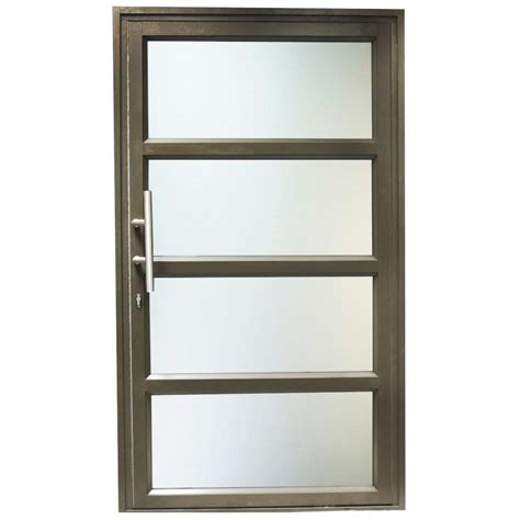 Aluminium Hinged Door Valencia 321 Sidelight Bronze KHANYA Cashbuild