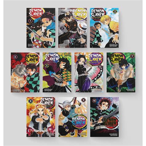 Demon Slayer Volume 1 10 Shopee Philippines