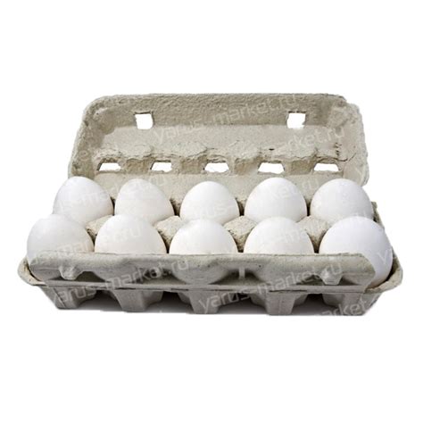 Картонная коробка для яиц на 10 ячеек высшей категории СВ, картонная ...