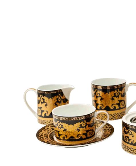 Jenna Clifford Grandeur Creamer Black And Gold The Culinarium