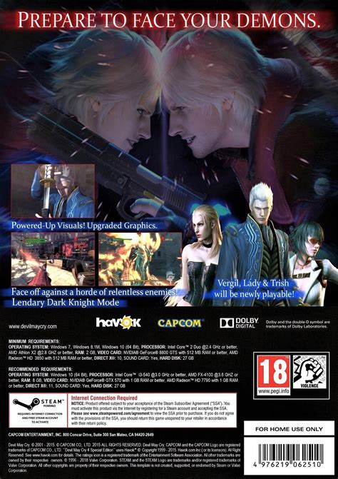 Devil May Cry Special Edition Images Launchbox Games Database