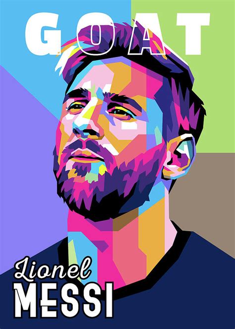 Lionel Goat Messi Digital Art By Syn Art Pixels