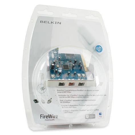 Belkin FireWire800 3-Port FireWire Controller 10009933